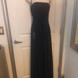 ANN TAYLOR strapless Navy Dress Size 8